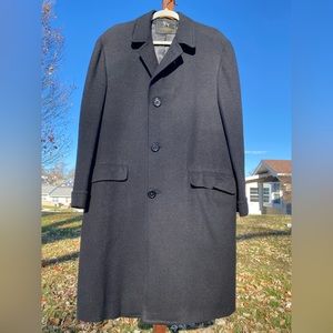 Vintage Men’s Hart Schaffner & Marx black wool pea coat Union Made